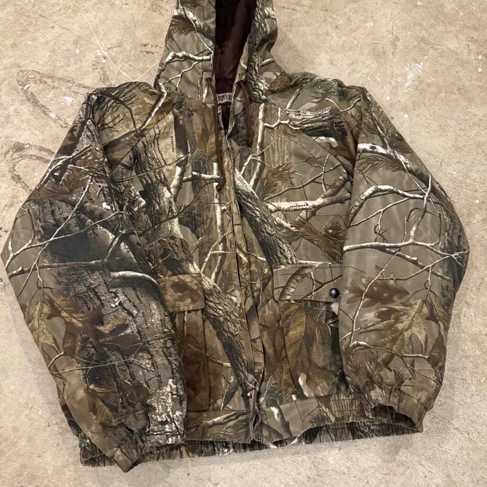 Russell Athletic Outdoors Jacket Womens Size Large Camo Realtree Hunting - Image 4 of 4