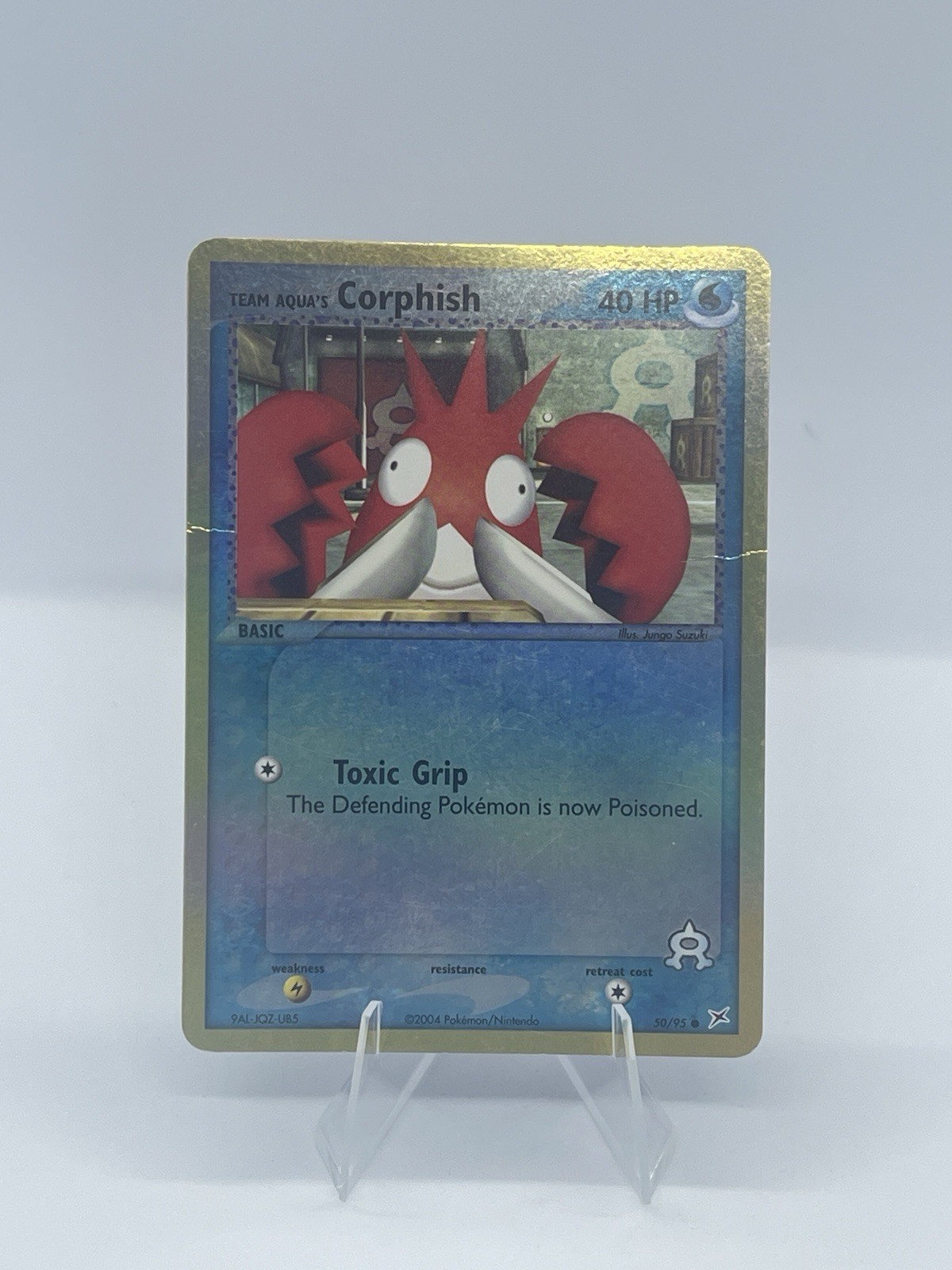 Pokémon TCG Team Aqua's Corphish EX Team Magma vs Team Aqua 50/95 2004 Reverse …