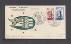 France - 15 Sept 1956 Paris EUROPA Set on First Day Cover