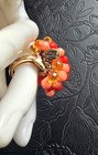 Juicy Couture Cluster Beaded Briolette Glass Bead Ring Adjustable Vtg Repro.  — photo 2