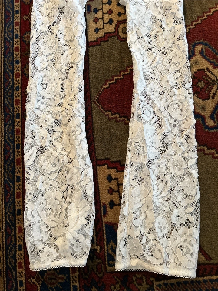 Braço de ombro de manga de renda para casamento branco floral sem dedos destacável novo sem etiquetas - Imagem 2 de 4