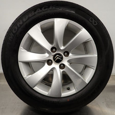CITROEN C4 PICASSO 16" SILVER ALLOY WHEEL DIAMONDBACK TYRE 215/60R16 9684969380