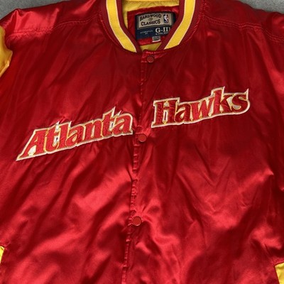 Atlanta Hawks Hardwood Classics G-III & Carl Banks Varsity Satin 