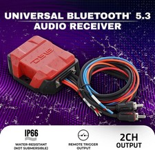 DS18 BTC-FIVE-RD Universal Car Bluetooth 5.3 Audio Receiver IP66 Water Resistant