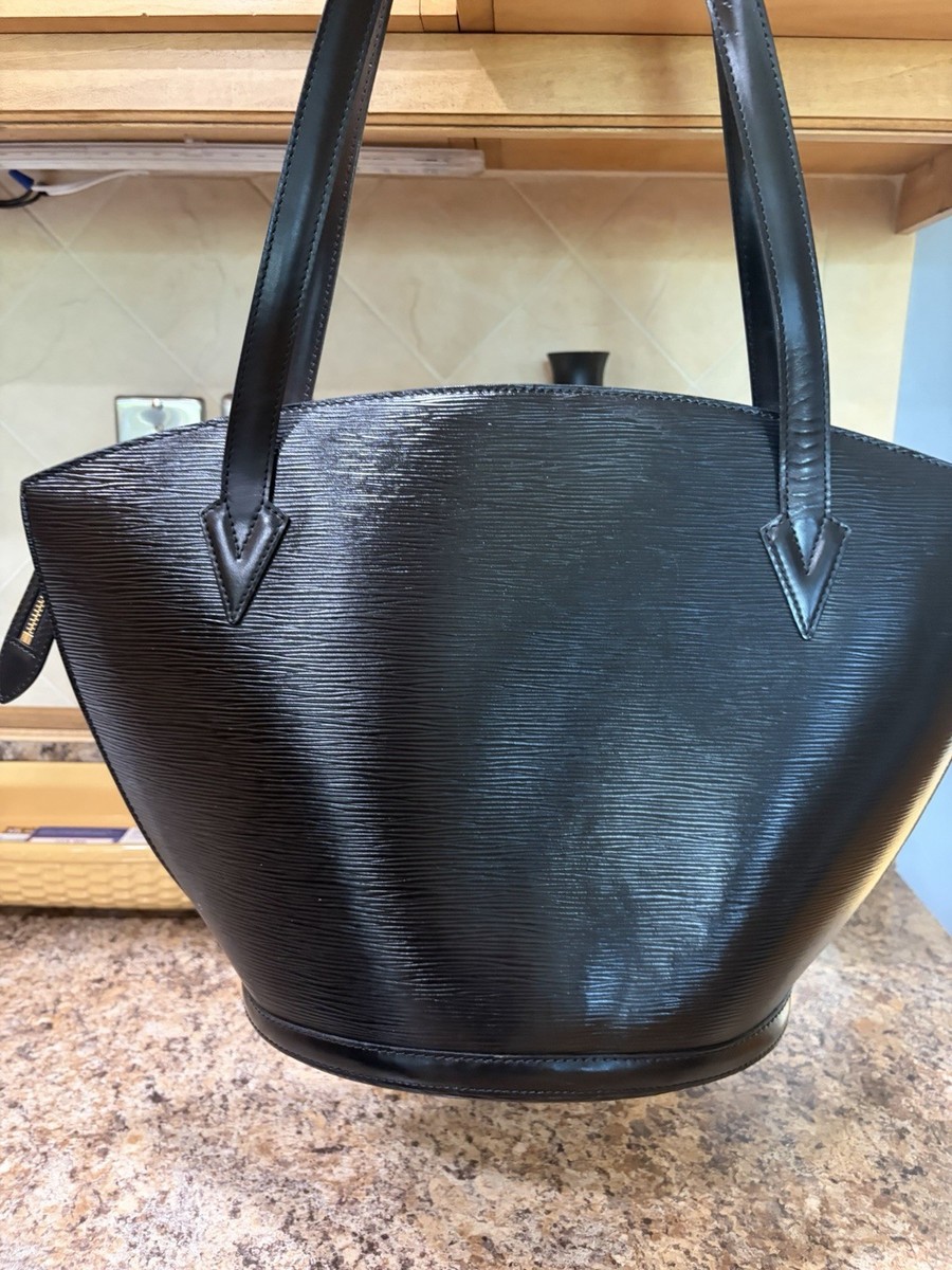 Louis Vuitton Epi Saint Jacques GM Black Shoulder Tote Bag | eBay