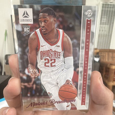 Panini 2022 Chronicles Draft Picks Pink Malaki Branham #43 Luminance Rookie RC