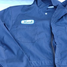 Aramark Work Mens 56R Zip Up Uniform Coveralls Workwear Mechanic