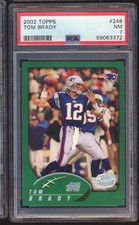 2002 Topps - Tom Brady #248-PSA 7