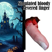 Bloody Severed Fingers Thumb Halloween Party Horror Prop Decoration