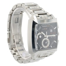 Tag Heuer Monaco Black Dial Stainless Steel 40.5mm Automatic Mens Watch CAL2110 5