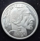 1 Troy oz Indian Buffalo .999 Fine Silver Round SilverTowne Mint (#185)
