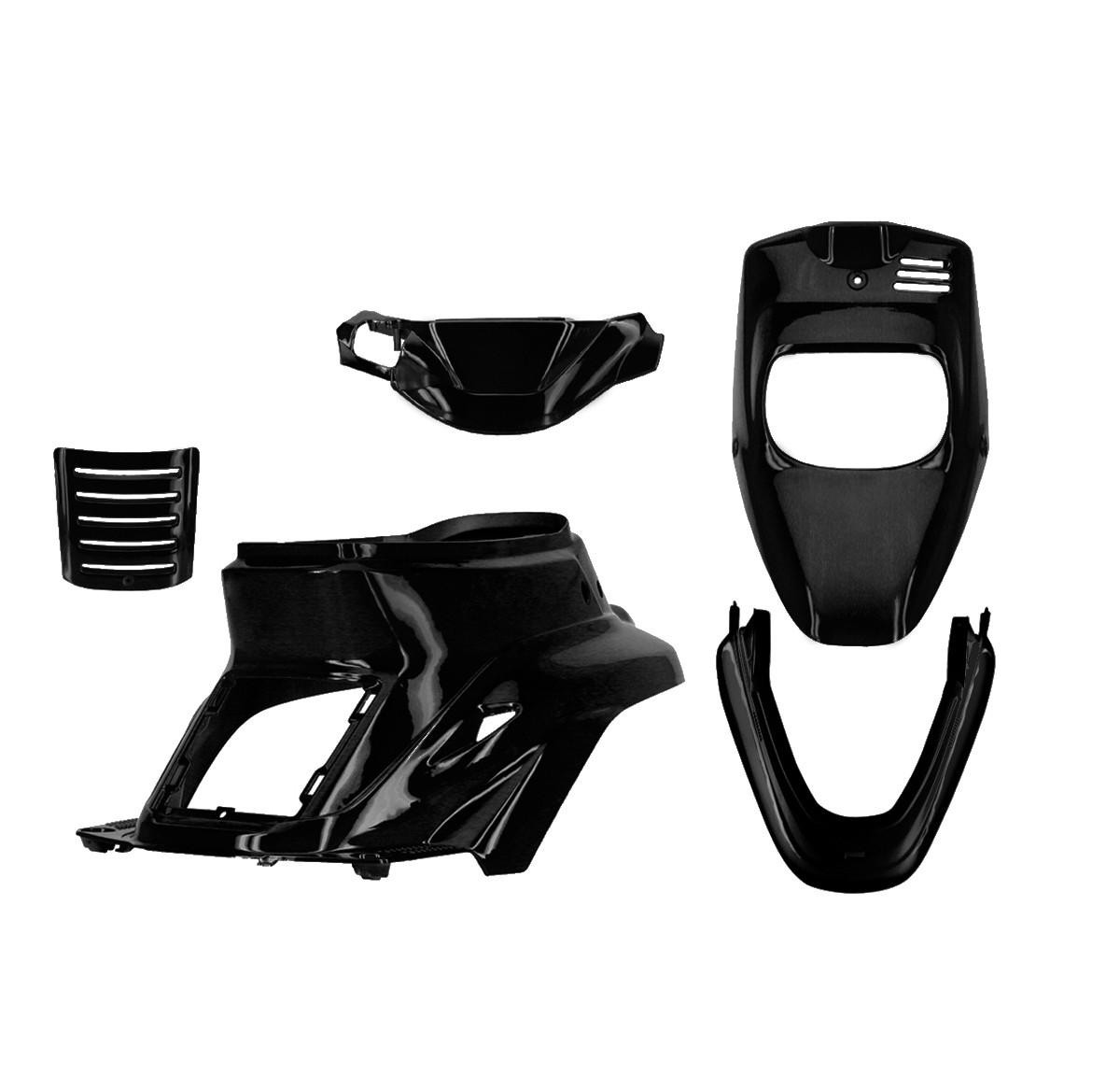 Kit carrosserie Yamaha Booster carénage complet noir mat 1999 à 2003