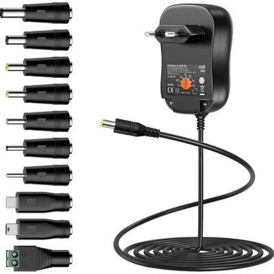 Universal AC DC Netzteil 3V 4.5V 5V 6V 7.5V 9V 12V 2A USB Ladegerät