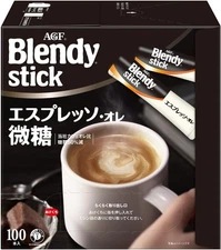 AGF Blendy Stick Espresso Au Lait Lightly Sweet 100 Sticks