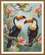 Creative Сross Stitch Embroidery Kit "Tropical world" Nova Sloboda