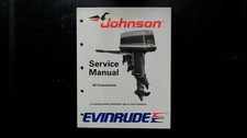 Johnson Evinrude 40 Commercial Outboard Motor Service Manual 1988