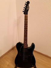 Squier Telecaster E-Gitarre 6-saitig Solidbody schwarz mit Invader in Bridge!!!