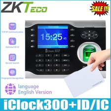 ZKTeco IClock300 ID/IC TCP/IP Fingerprint Time Attendance Terminal Time Clock