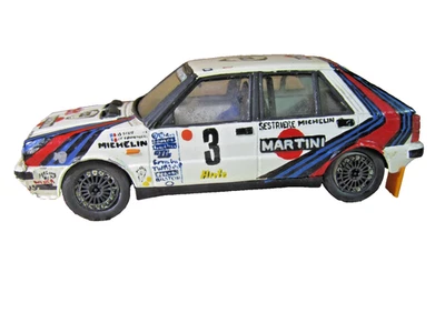 599Z Lancia Delta HF Monte Carlo 1988 #3 Saby Vitesse 1/43 Modifiée Métal Toy - Photo 1/4