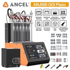 ANCEL ANJ600 Piezo GDI Injector Cleaner Tester Fuel Injector Ultrasonic Cleaning