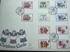 GB 1982 Christmas- Peter Scot Gutter Pair First Day Cover unaddressed.