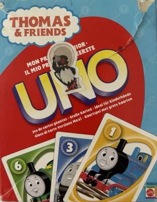 Thomas & Friends - UNO Junior - Große Spielkarten - Mattel R28230 - My First UNO