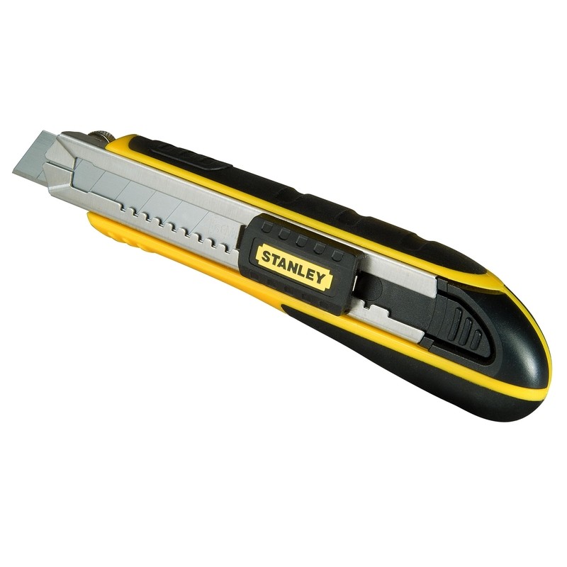 Stanley 10-481 FatMax Snap-Off Knife, 18mm,Silver/Yellow/Black