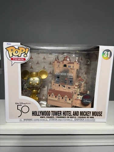 Funko Pop! Town Walt Disney World 50 Hollywood Tower Hotel Mickey Mouse #31 Dis…