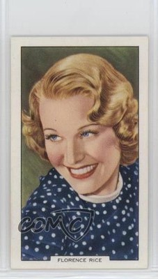 1939 Gallaher My Favourite Part Tobacco Florence Rice #28 12hh