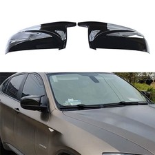 Paar Au�enspiegel Spiegelkappe Geh�use Abdeckung F�r BMW X5 X6 E70 E71 2007-2013