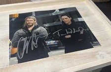 Tom Hiddleston & Chris Hemsworth Signed 8x10 Auto Photo Thor Loki w/COA Hologram