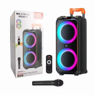 SING-E Sistema de altavoces inalámbricos Bluetooth con control remoto y subwoofer grande para fiesta