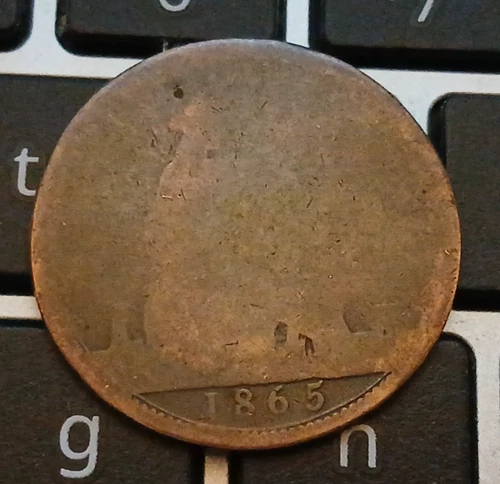 1865 Victoria Penny — photo from the most recent tracked eBay sale