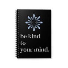 Inspirational Spiral Notebook, Self-Care Journal