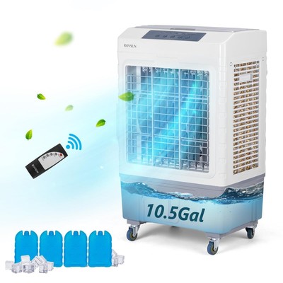 ROVSUN 10.5 Gal Portable Evaporative Air Cooler with Remote Control [Free Ship]