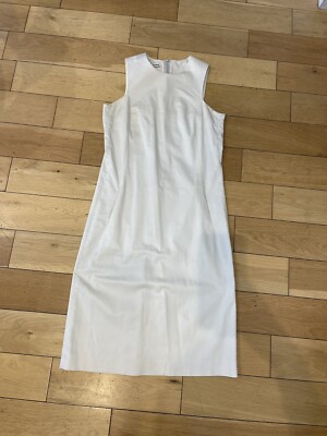 Comma Dress size 10 sleeveless Off White