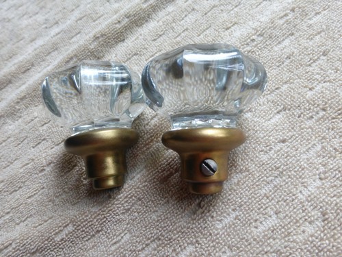 Antico set ferramenta vintage YALE per porta in ottone 101519 G - Foto 8 di 12