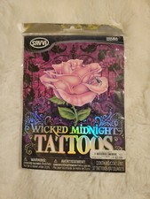 Savvi Temporary Tattoos Wicked Midnight SEALED Fast Shipping