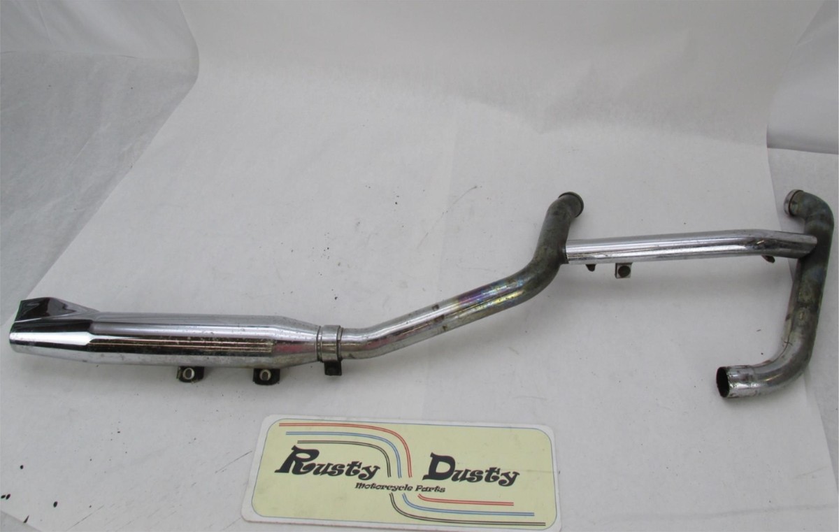 Harley Davidson Stock Softail EVO Fishtail Exhaust System System 
