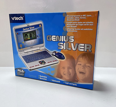 Vtech Genius Silver Notebook Computer Originalverpackt