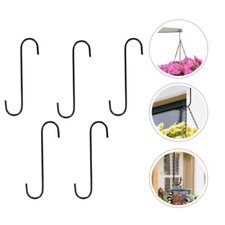 5 Pcs Hanging Plant Hook Flower Basket Gardening Living Room Hooks