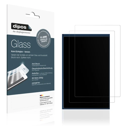 2x Schutzfolie für Pioneer OMNIS-Duo matt - Anti-Shock 9H Folie dipos Glass
