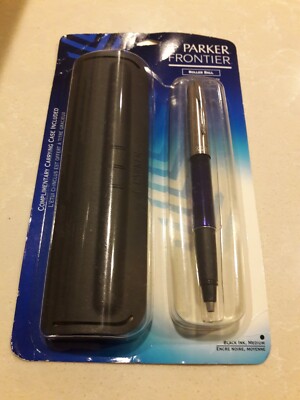 1996 Vintage Parker Frontier Roller Ball Pen Package w/ Cases