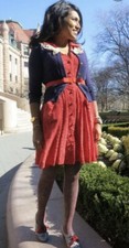 125. Anthropologie Frock Tracy Reese Lace Compeer Dress M $248