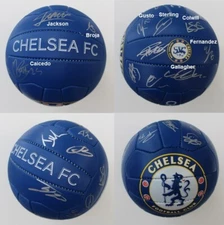 2023-24 Chelsea Football Squad Signed inc. Jackson, Fernandes & Colwill + COA