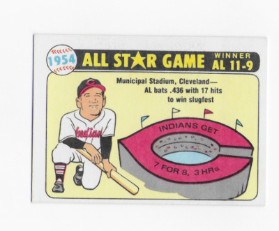 1981 FLEER LAUGHLIN, 1954 ALL STAR GAME, MINNESOTA TWINS STICKER