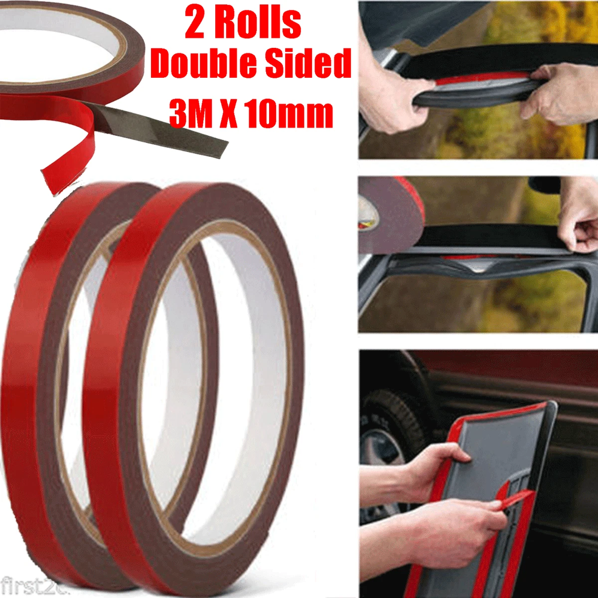 2X Auto Tape Acrylic Foam Double Sided Car Mounting Adhesive 3m x