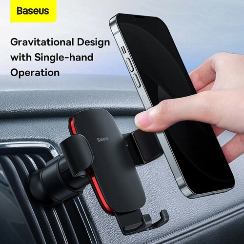 Baseus Upgraded Air Vent Mount Gravity Car Phone Holder Stand For iPhone Samsung - Picture 7 of 17
