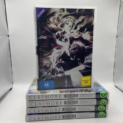 Claymore Volume 2 3 4 5 6 Season Complete Collection Series DVD Region 1 - Zdjęcie 1 z 7