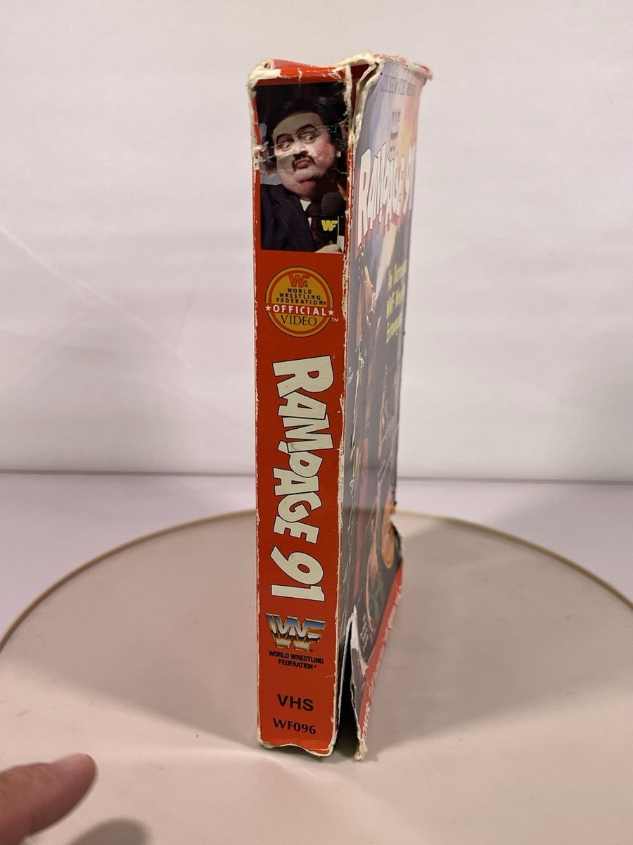 WWF Rampage 91 WWF (VHS 1991) World Wrestling Federation WWE Titan